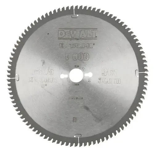 Panza de ferastrau circular pentru lemn Dewalt EXTREME 305x30,96 DT4290