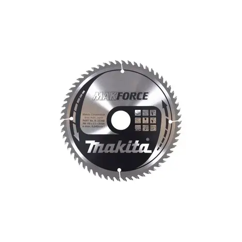 Panza fierastrau circular Makforce pentru lemn extrafin, 190x30mm, 60 dinti, Makita