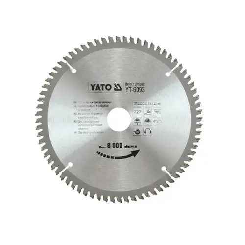 Panza fierastrau circular Wolfram pt aluminiu Yato YT-6091