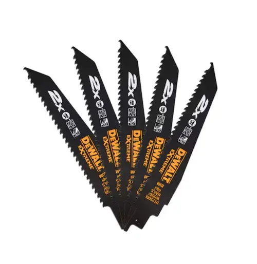 Panza fierastrau sabie DeWALT Extreme, 2xLife, Bi-Metal 152mm, 5 buc