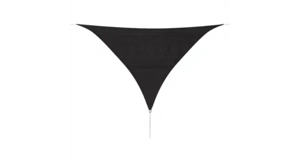 Panza parasolar din HDPE triunghiulara 5 x 5 x 5 m, antracit