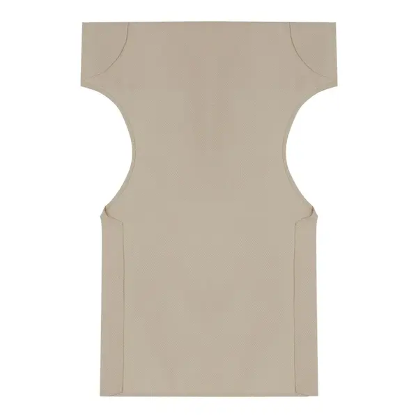 Panza pentru scaun regie, Nexus, Pako World, Gri-Bej, 45/57x1x78 cm