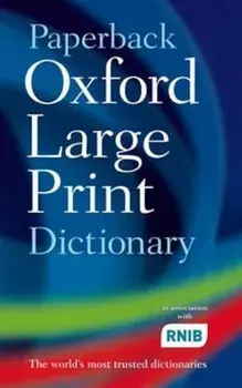 Paperback Oxford Large Print Dictionary/Oxford