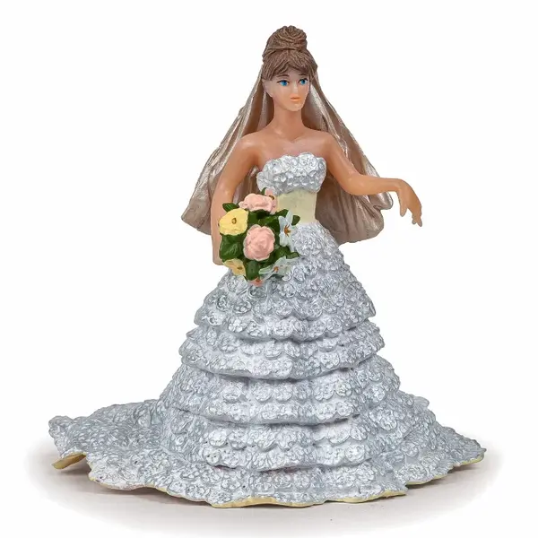 Papo - Figurina Mireasa cu Rochie din Dantela