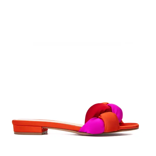 Papuci Adele Satin, Multicolor - 40 / 1 cm