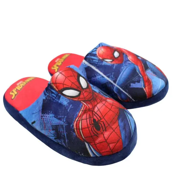 Papuci baieti, plusati, multicolor, talpa antiderapanta, Spiderman Engros