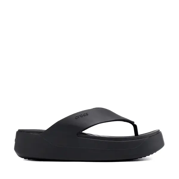 Papuci de plajă femei CROCS Getaway Platform Flip negri 3899DSL209410N