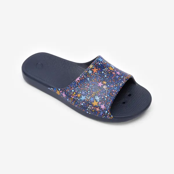 Papuci înot piscină Slap 500 Magic Bleumarin