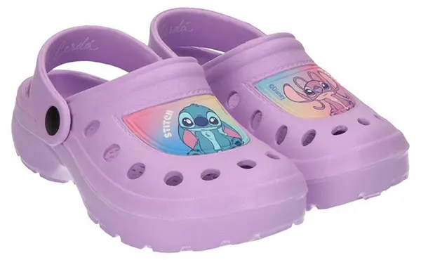 Papuci pentru copii Cerda - Lilo & Stitch, mărimea 30-31, mov