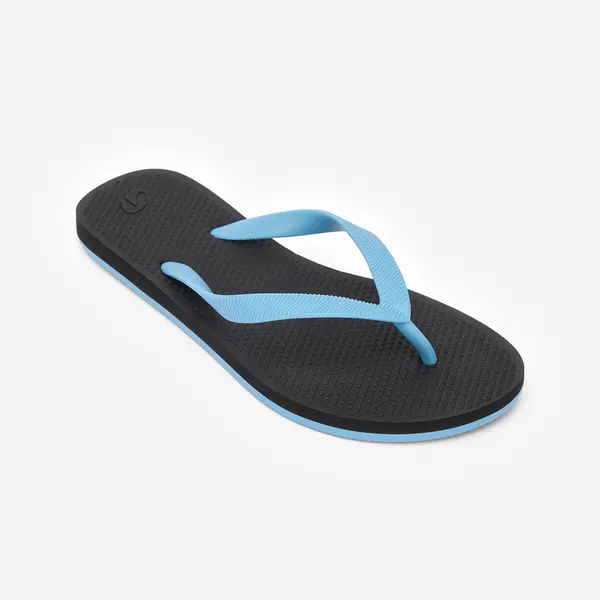 Papuci tongs 500 Bleu Negru și Albastru Copii