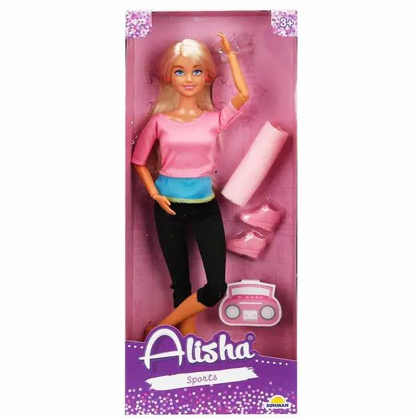 Papusa Alisha, in tinuta sport