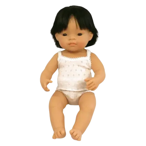 Papusa baiat asiatic 38 cm ML31155 Miniland