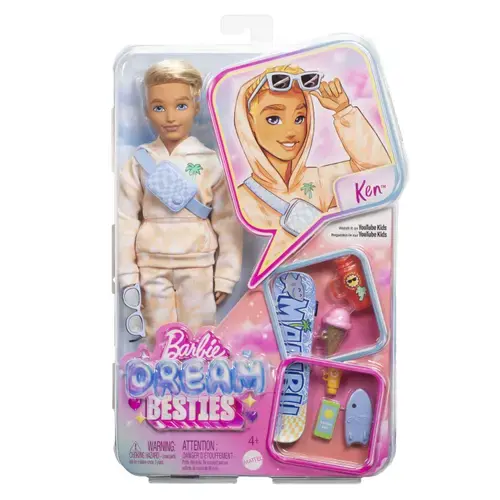 Papusa Barbie Dream Besties, Ken, cu accesorii
