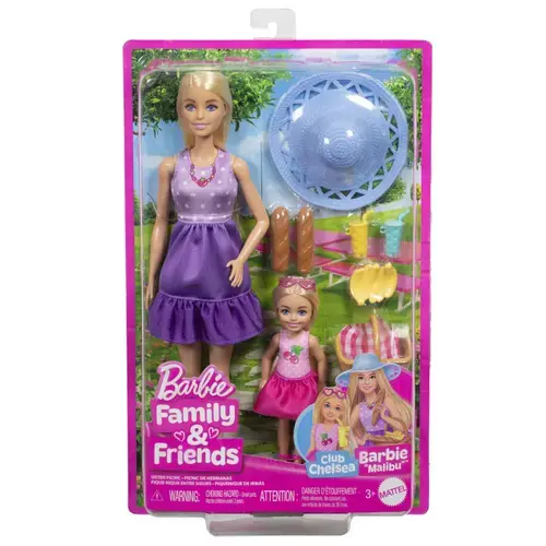 Papusa Barbie Family & Friends - Barbie si Papusa Chelsea