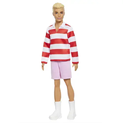 Papusa Barbie Fashionistas Ken cu bluza polo