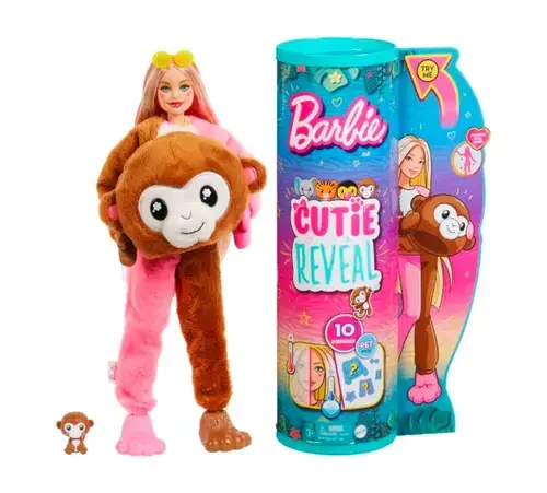 Papusa Barbie Seria Jungle Monkey HKR01