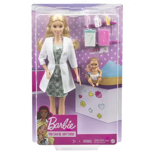 Papusa Barbie You can be Doctor Pediatru