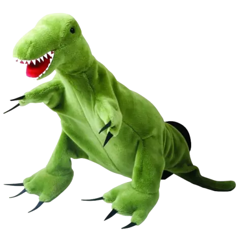 Papusa de mana T-Rex