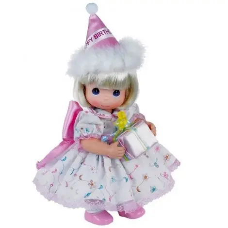Papusa decor, La multi ani - blonda, 31 cm - Precious Moments