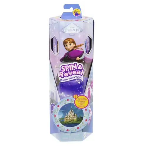 Papusa Disney Frozen Spin And Reveal Anna cu evantai