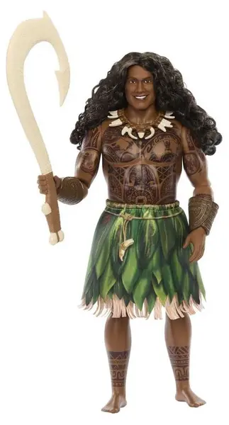 Păpușă Disney Princess - Vaiana, Maui cu 4 accesorii