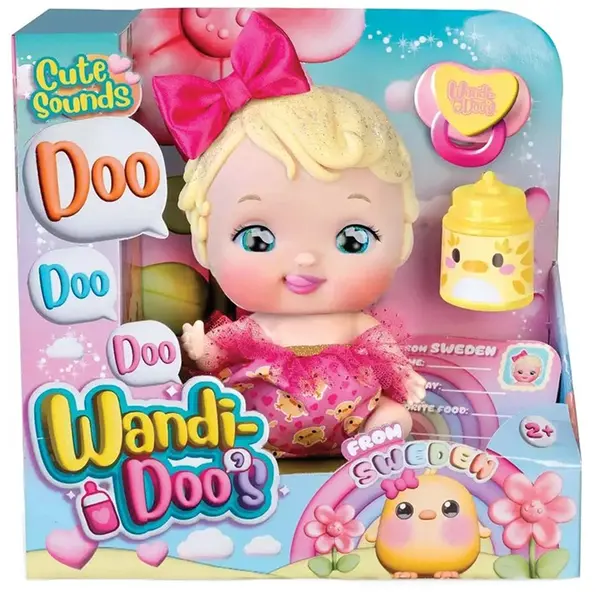 Păpușă interactivă Giochi Preziosi Wandi-Doo - Sweden, 20 cm