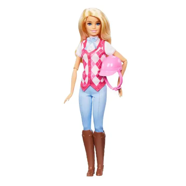 Papusa Jockeu Barbie The Great Horse Case
