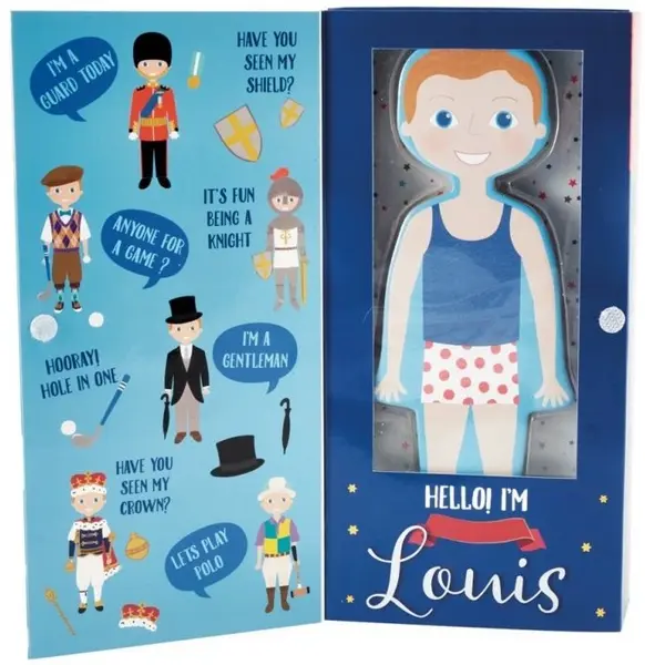 Papusa magnetica din lemn Floss and Rock - Louis