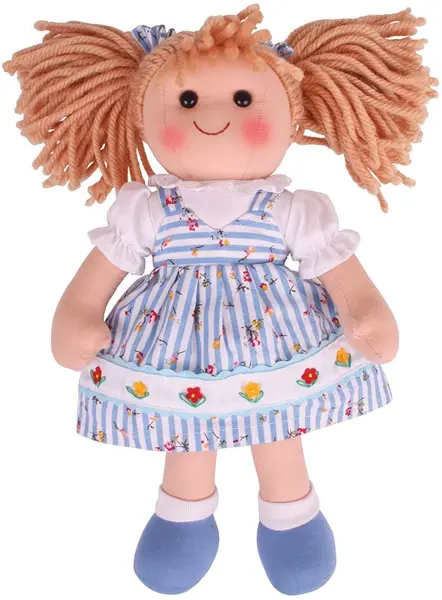 Papusa moale Bigjigs - Christine, 34 cm