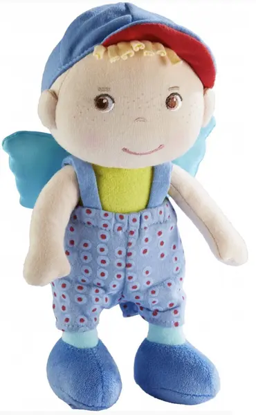 Păpușă moale de îmbrățișat Haba - Îngerul păzitor Frido, 20 cm