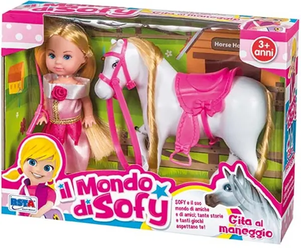 Papusa RS Toys - Sofy, cu calut, sortiment