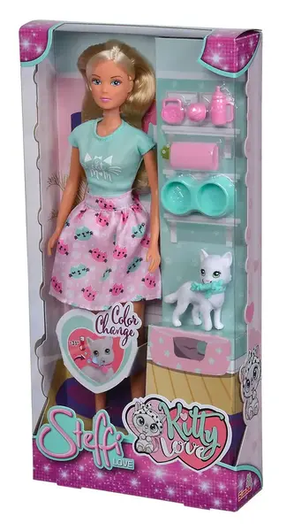 Papusa Steffi Love Kitty Love, 33 cm