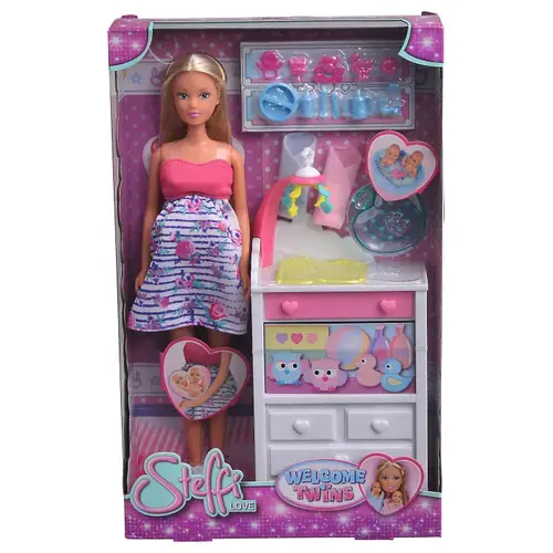 Papusa Steffi Love Welcome Twins, 29 cm