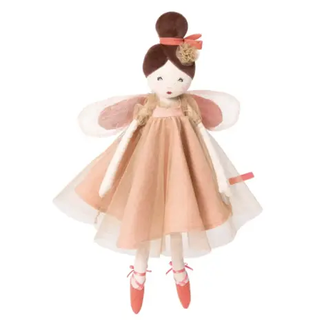 Papusa textila zana 45 cm, moulin roty