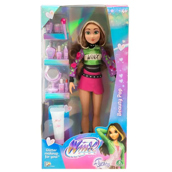 Papusa Winx Beauty Pop, Flora, 27cm