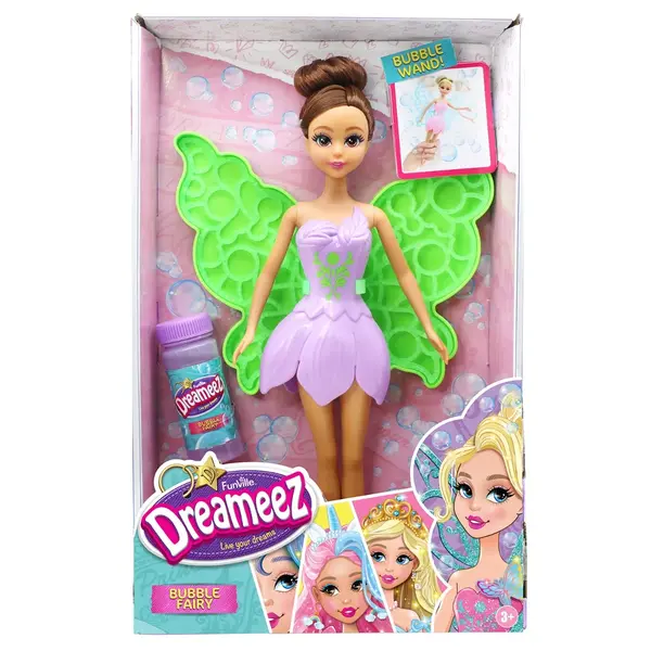 Papusa zana cu aripi verzi, Dreameez, Bubble Fairy