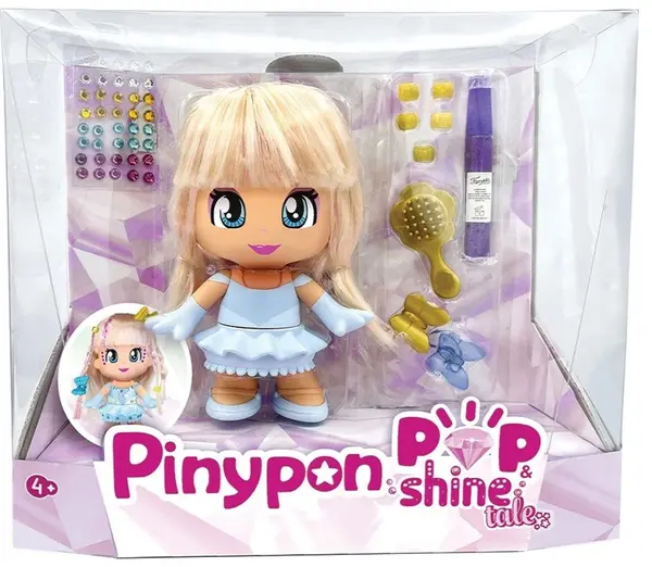PăpuşăGiochi Preziosi - Pinypon Pop & Shine Tale, 17 cm