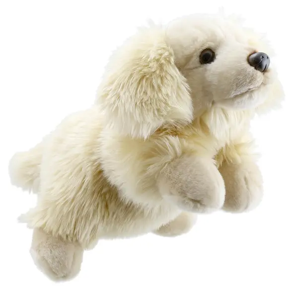 Păpuși pentru teatru The Puppet Company - Golden Retriever, 33 cm