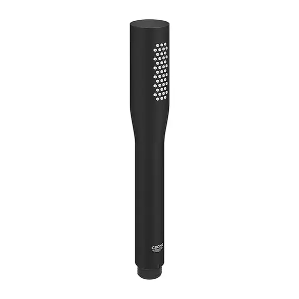 Para de dus cu 1 jet negru mat Phantom Black, Grohe Euphoria Cosmopolitan Stick