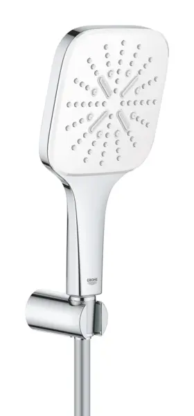 Para de dus Grohe SmartActive, 130 mm, 3 functii, suport/furtun, crom, 26589LS0