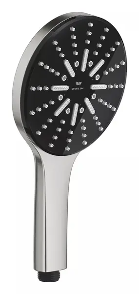 Para de dus Grohe SPA AQUA, 101676DC00, 130 mm, 3 functii, ABS/acril, Otel satinat
