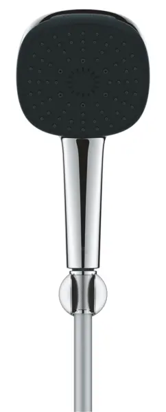 Para de dus Grohe Vitalio Cube 110, 110 mm, 3 functii, suport/furtun, crom, 26176001