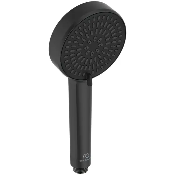 Para dus rotunda Ideal Standard Alu+ negru mat cu 2 functii