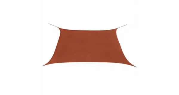 Parasolar din tesut oxford patrat 3,6 x 3,6 m, teracota