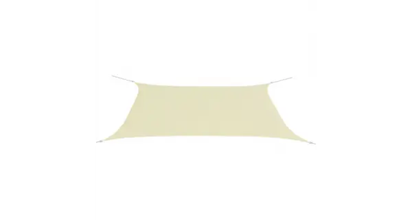 Parasolar dreptunghiular din tesatura oxford 4 x 6 m, Crem