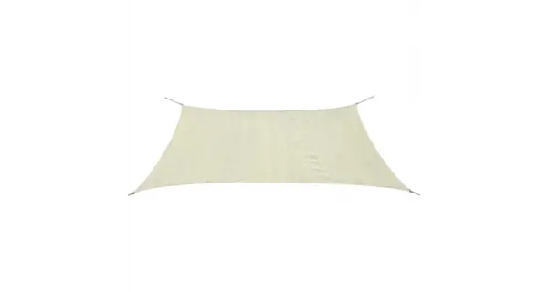 Parasolar dreptunghiular din tesut oxford 2 x 4 m, Crem
