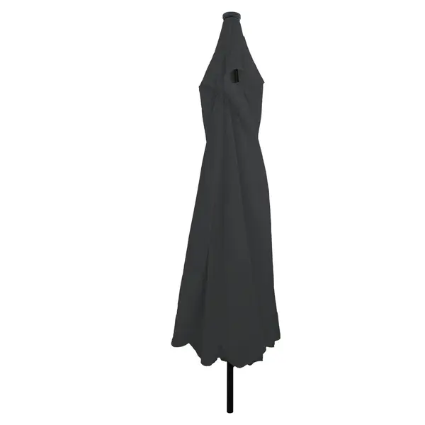 Paravan de gradina Gossi cu lumini led ø395x245 cm, antracit