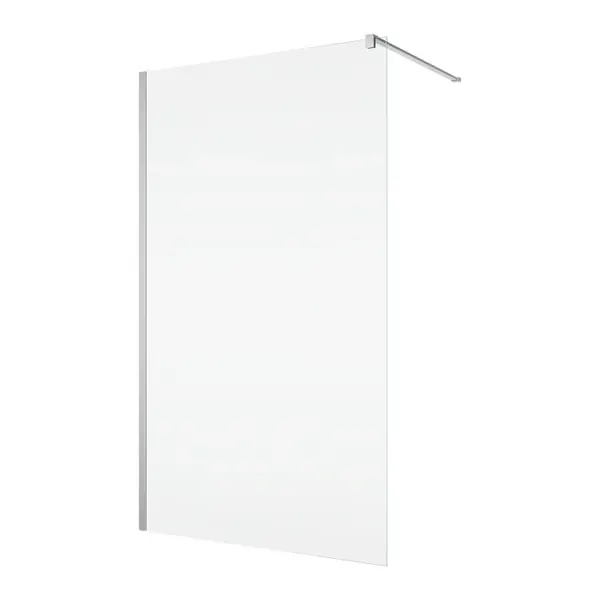 Paravan dus 45x200 cm cu sticla securizata 6 mm, protectie sticla Aquaperle, Easy Sanswiss
