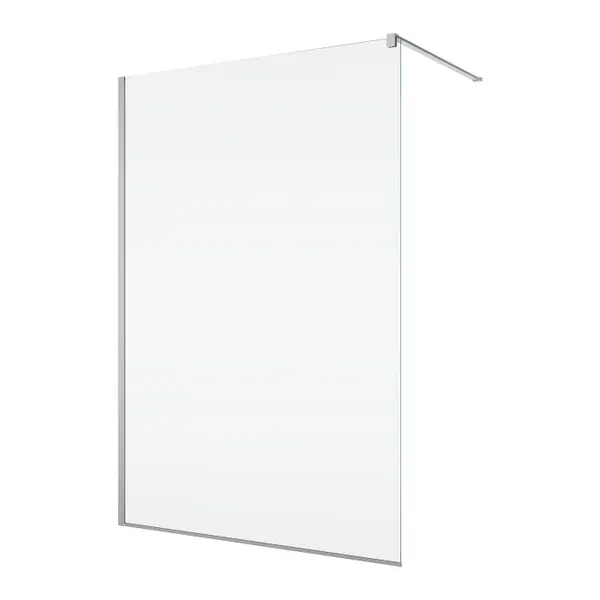 Paravan dus crom cu sticla securizata, 120x200 cm, Easy Sanswiss
