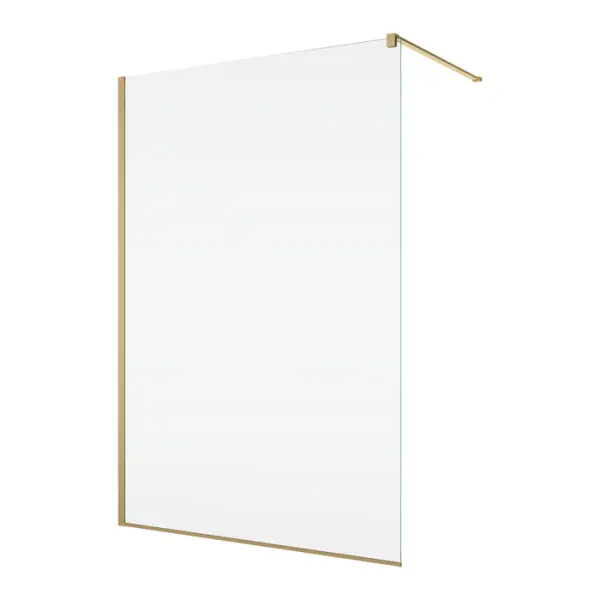 Paravan dus sticla walk-in 120x200 cm auriu periat Sanswiss Easy STR4P